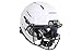 Schutt F7 Air Elite Youth Football Helmet with Black F7X-ROPO-SW Facemask and Clear Oakley F7 Pro Shield, Free USA Flag Decal, VT 5-Star Safety (White, Medium)