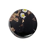 Env. 2,3 cm de diamètre. Bijou en verre de Murano - Broche en verre de Murano - Diamètre 2,3 cm - Avec coffret cadeau et certificat