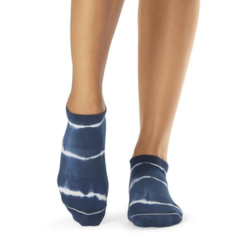 Image of TAVI Savvy Pilates Socks - Grip Socks for Women with Non-Slip Grips, Heel Tab, Arch Support, Wear for Yoga, Barre
