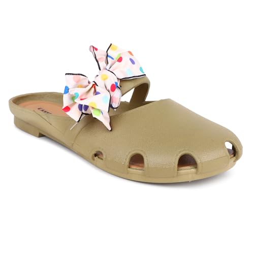 Image of CASSIEY Fashion Slippers For Women slipper Printed Bow design Slip on Flat Sandals