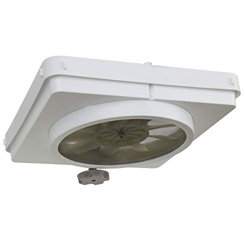 RecPro RV Roof Vent 90043-CR Replacement Vortex Vent Fan | Hengs Roof Vent | Camper Vent Fan | Universal fit for Elixir Ventline Jensen and Hengs