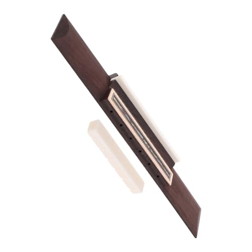 GALPADA Classical Guitar Bridge Saddle Bone Nut Essential Diy Guitar Repair Kit for Multiple Brands