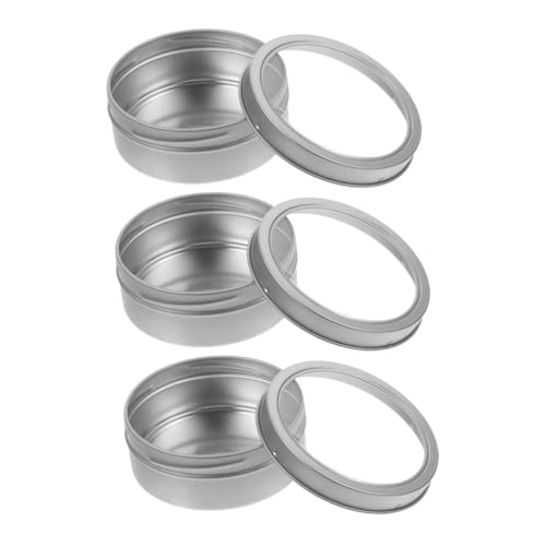 INOOMP 3 Cajas De Almacenamiento Magnéticas Para Condimentos Recipiente Metálico Para Condimentos Azucarero Magnético Para Nevera Recipiente Para Especias De Cocina Tarros Metálicos