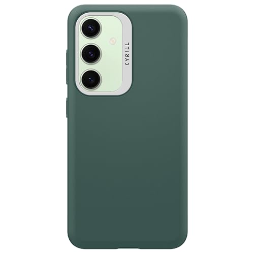 Image of Spigen Cyrill UltraColor | Samsung Galaxy S24 Case | Green Galaxy S24 Back Cover | TPU+Poly Carbonate - Kale