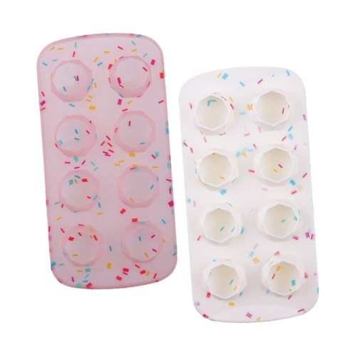 Molde de silicona creativa para cubitos de hielo ladrillo 2 pzs miniatura 1