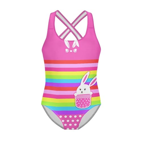 One Piece Star Swimsuit for Girls Sleeveless Bathing Suit Hawaii Beach Swimwear for Kids Summer Beachwear 5-14