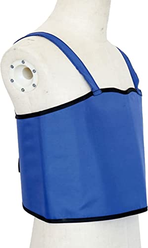 Ropa de plomo rayos X hospitalaria con protector de senos azul S 2