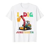 Photo Gallery i dig juneteenth boys toddler escavatore divertente celebrazione maglietta Photo Gallery i dig juneteenth boys toddler escavatore divertente celebrazione maglietta