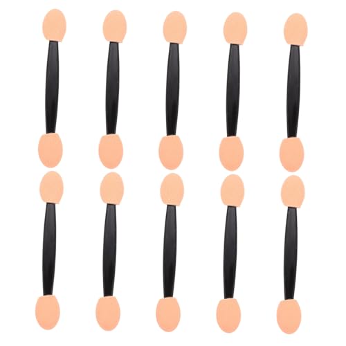 Veemoon 100個 ダブルサイド アイシャドウスティック メイクアップ用ラテックススポンジ 軽量ソフトタッチ 使い捨て化粧ブラシ プロ用イベン