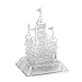 Froiny 1set Assemblée 3D Cristal Château Puzzle Assemblée Château Musicale avec La Lumière pour Les Enfants DIY Education Building