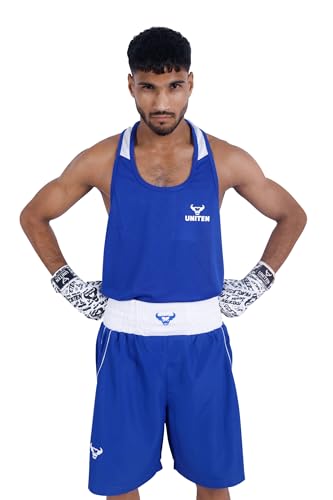 Image of Men Boxing Set | Tank Top and Shorts | Boxing Clothes | Boxing Vest & Shorts Set