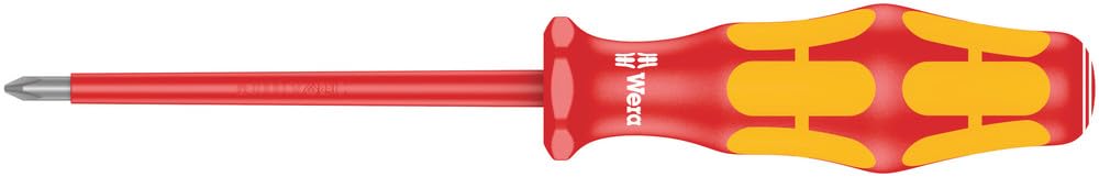 Wera 05006150001 162 i Kraftform Plus VDE Screwdriver PH0 x 80mm