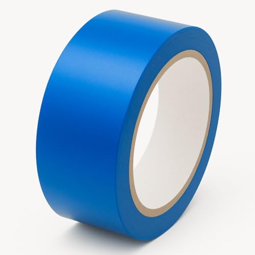Image of GTSE - Blue Vinyl PVC Floor Tape 2 inch x 108ft Safety Marking Tape
