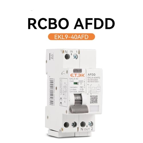 Dispositivo protector contra sobrecarga 2P 32A disyuntor magnético EKL9 30 mA 2