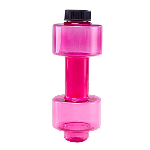 Adjustable Dumbbell Dumbbell Dumbbell Sports Bottle Plastic Dumbbell Exercise Hand Weights Arm Slimmer (Rosy) Adjustable Dumbbells