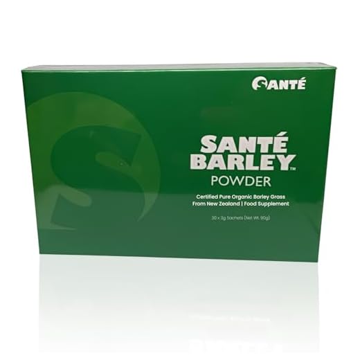 Sante Pure Barley Powder Supplement Box