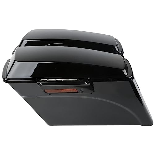 Alforjas duras JDICY para Harley Davidson, acabado negro vívido, con soportes de conversión VBHSBLKSCBFH XSW0016 miniatura 5