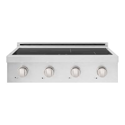 ZLINE 30 in. Paramount Induction Rangetop with 4 Element Cooktop in Satin Stainless Steel