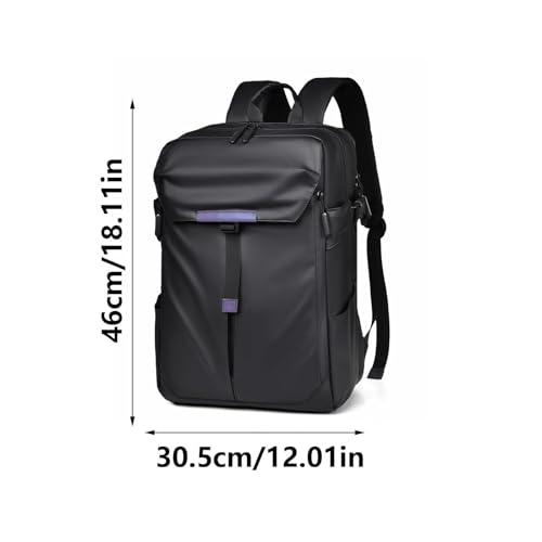 Three Layer Laptop Case 17.3inch Holds for 15.6inch Notebook Multifunctional for Commuting Business Trips Outdoor Black(Air bag version,Black)3