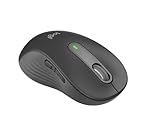 Logitech Signature M650 L Left Wireless Mouse - for Large Sized Left Hands, 2-Year Battery, Silent Clicks, Customisable Side Buttons, Bluetooth, for PC/Mac/Multi-Device/Chromebook - Grey