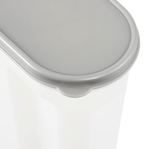 keeeper Schüttdose Jean für Trockenvorräte, Aufklappbarer Deckel, 5 l, Polypropylen, 24 x 11,5 x 30,5 cm, Nordic Grey