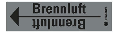 LEMAX® Rohrleitungsband Brennluft, praxisbewährt, ab Ø 10mm, grau/schwarz, 33m/Rolle