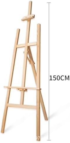 Solid Wood Easel Studio Sketch Wooden Easel Advertising Display Stand(150cm) image 5