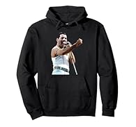 Freddie Mercury Live Aid design. Relive some of the most visually striking moments of music, cinematic and sporting history with our range of Iconic Photo Moments clothing! All images are the copyright of and property of the Mirrorpix Photographic Li...