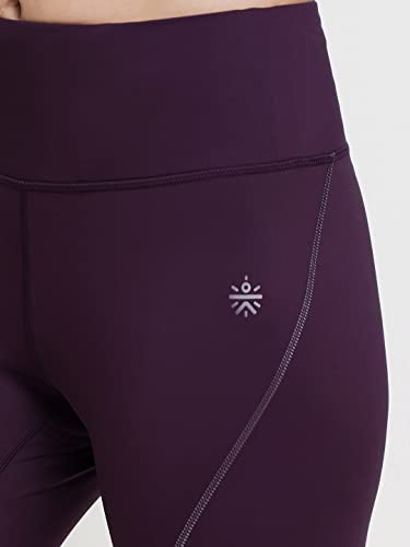 Image of CULT Women's Solid Polyester 4-Way Stretch, AbsoluteFit Training Tights, Moisture-Wicking, Leggings for Sports, Gym, Active Wear