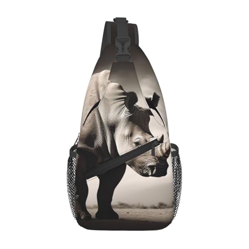 Bolso Sling unisex negro para viaje y outdoor