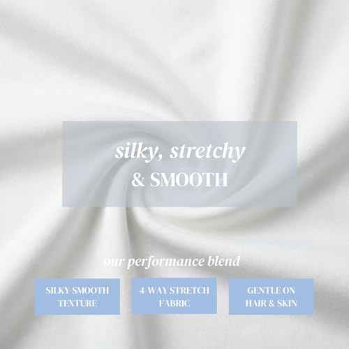Image of Beckham Hotel Collection Cooling Pillowcases for Hot Sleepers, King Size Set of 2, Cool Bedding, Envelope Closure, Silky Soft, Breathable, Moisture-Wicking, White