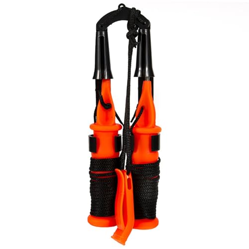 Dispositivo alto para emergencias de hielo, alarma fuerte y capacidad de penetración eficiente para amantes de la pesca, supervivencia invernal