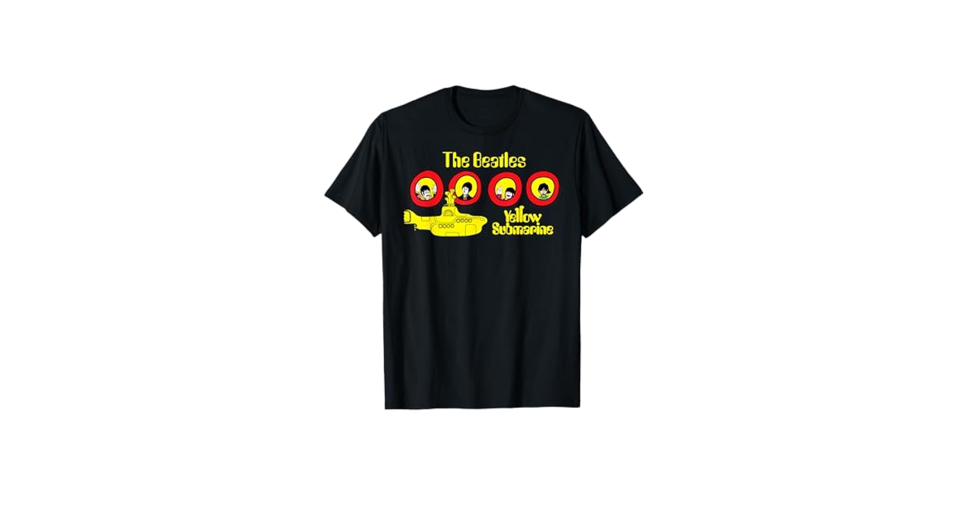 Amazon.com: The Beatles - Yellow Submarine Cartoon T-Shirt