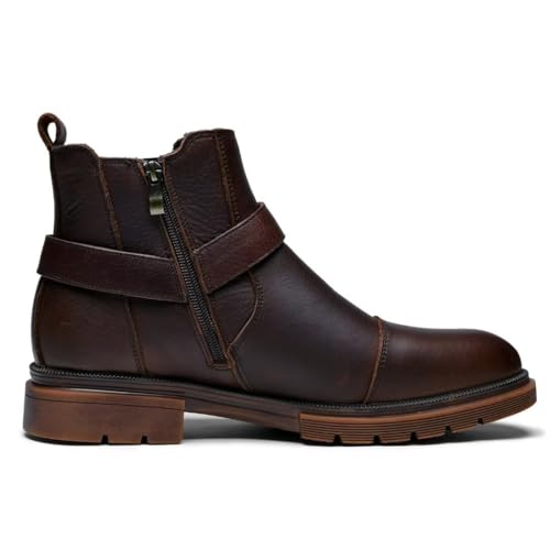 Image of Arkbird Chelsea Ankle Boots for Men Genuine Leather Oxford Casual and Formal Dress Boot