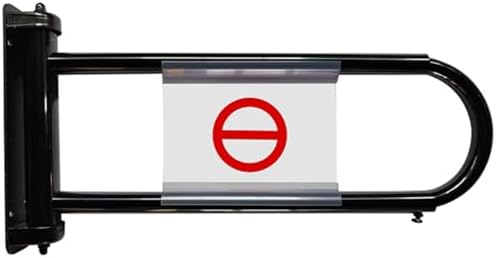 Metal One-Way Import Export Gates - Spring-Loaded Safety Swing Access Gate for Cashier Counters, Automatic Closing Pedestrian Door, Secure Entry Solution