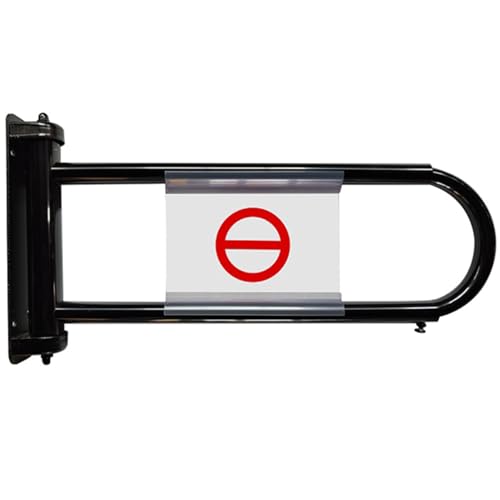 Puerta oscilante de cierre automático, barrera de seguridad con resorte para almacenes, centros comerciales y entradas, puerta de seguridad de metal para una mayor protección