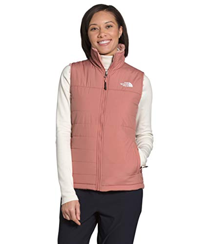 The North Face Women's Mossbud Insulated Reversible Vest, Pink Clay, S