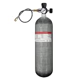 TUXING 4500psi Luftdrucksystem, 4,7 l Kohlefasertank, HPA PCP-Luftgewehr-Ladetank, Airforce Condor Manometer, Reglerventil, Füllstation für PCP Paintball HPA Scuba (4.7L pcp Tank+Valve B)