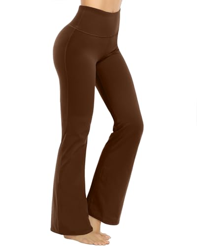 Pantalon de yoga bootcut femme confortable pour le travail décontracté et le sport
