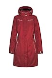 killtec mantel jandia Innen wärmendes Pilefleece Killtec Damen Leora Softshell Jacke/Parka/Mantel Mit Abzippbarer Kapuze, Wassersäule 10000 Mm, dunkelrot, 36