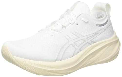 ASICS Women's Gel-Nimbus 26 Running Shoe, 8.5, White/White