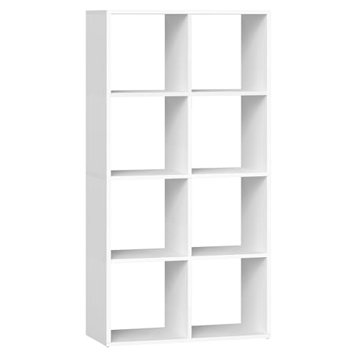 VASAGLE Custos Collection - Bibliothèque, Meuble de Rangement, avec Compartiments Ouverts, pour...