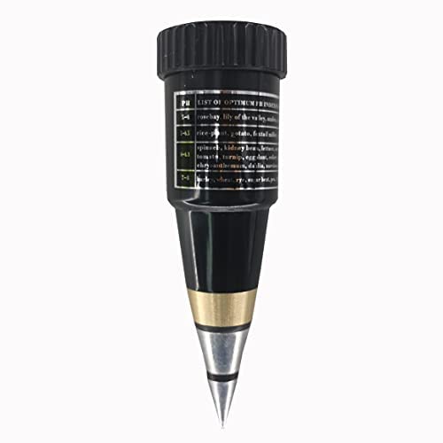 Soil Mositure Meter PH Tester Meter with Range 3 to 8pH for Gardens Planters Lawn Maintenance Greenhouses Vegetable Produce