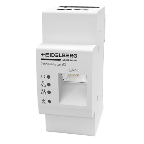 HEIDELBERG PowerMeter 63 (Stromzähler) für das PV-Überschussladen mit Connect Series Wallboxen. HEIDELBERG PowerMeter 63 (Stromzähler) für das PV-Überschussladen mit Connect Series Wallboxen.