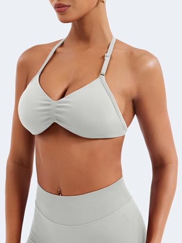 Image of VOYJOY Impact Strappy Bra Sports Bras for Women Basic Workout Gym Yoga Bra