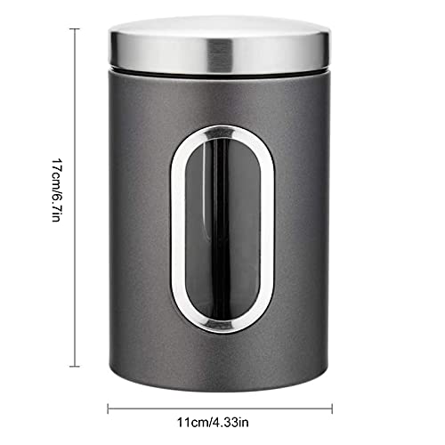 XINGGANG Recipiente para Alimentos, Bote para Conservar Alimentos, Café, Té Sellados en Cocina, Tarro Sellado 1.5L per… - Imagen 3