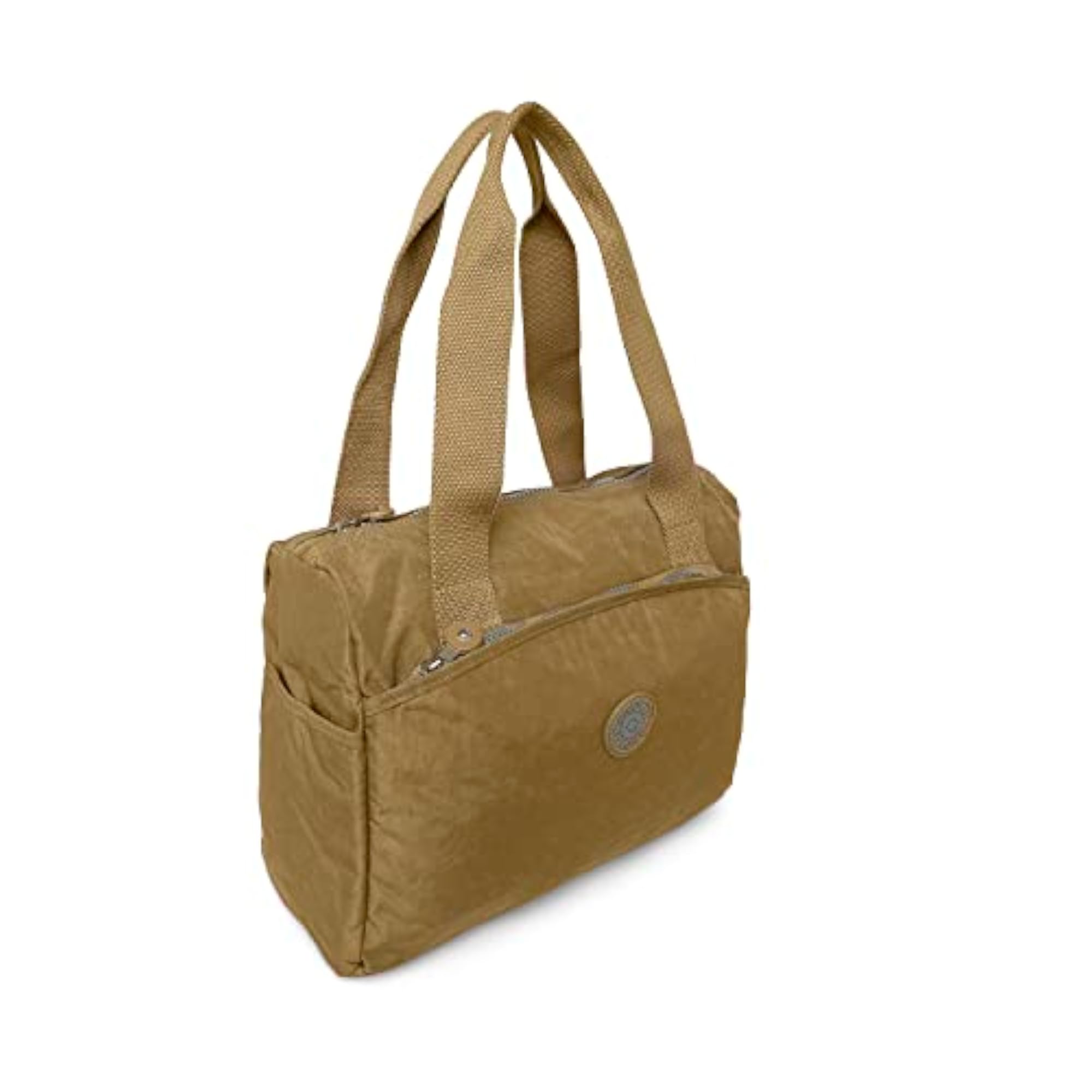 Crinkle Range Dark Yellow Soft Handbag, Everyday Elegance
