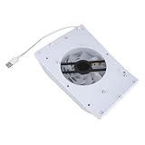 Fabater Wentylator Chłodzący konsolę do Gier, Inteligentna Kontrola Temperatury, 3 Prędkości Wentylatora USB RGB, Chłodziarka Obudowy z 2 Koncentratorami USB, Dotykowy, dla Wersji Slim Digital i Disc