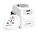 Produktbild SKROSS - Pro Light USB AC30PD - Welt - 3 -Pole Universal Travel Adapter für die Welt mit schnellem Ladepd -PD -Ladegerät (1 x USB C 3a + 1 x USB 2,4a) - Power: 110V - 700W / 250 V - 1750W