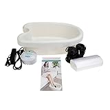 Vitaciti Portable Ionic Detox Foot Bath Cleanse Ion Spa Machine System with Foot Basin, 2PCS Arrays, Tub Liners